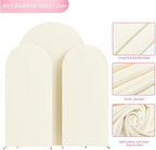 Ivory Arch Backdrop Covers Stretchy Backdrop 7.2FT, 6FT, 6FT in 7.2FT,6FT,6FT in Ivory, alternate view 5
