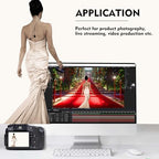 Ivory Photography Backdrop for Photoshoot, Fabric 8x10ft in 8x10ft, alternate view 3