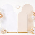 Ivory White Arch Backdrop Covers 7.2FT 6FT Wedding Party Arch Covers in 6/7.2ft in Ivory, White