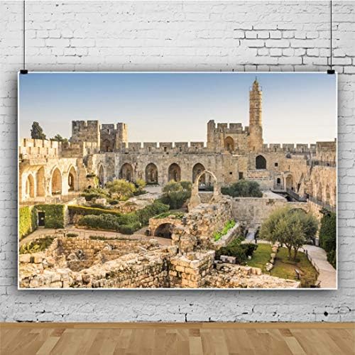 Jerusalem Backdrop Israel Historical Site Banner 7x5ft in 7x5ft