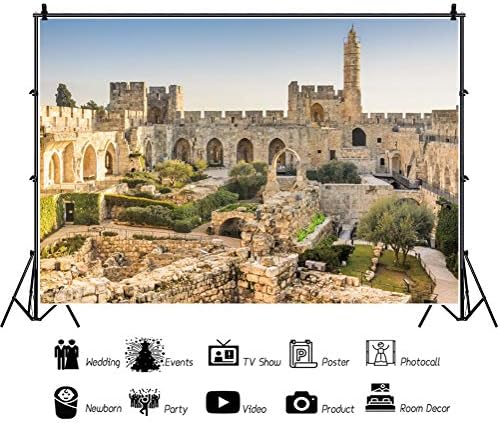 Jerusalem Backdrop Israel Historical Site Banner 7x5ft in 7x5ft, alternate view 3