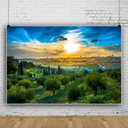 Jerusalem Backdrop Sunset Cityscape View of Old City 10x8ft in 10x8ft, alternate view 4