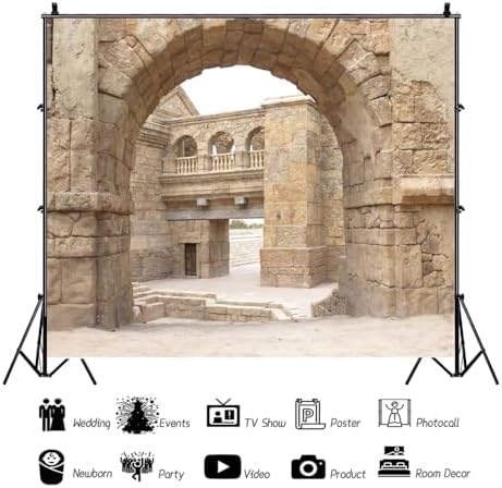 Jerusalem Buildings Israel Old City Backdrop 10x10ft Banner in 10x10ft, alternate view 4