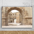 Jerusalem Buildings Israel Old City Backdrop 12x8ft Banner in 12x8ft