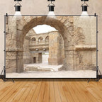 Jerusalem Buildings Israel Old City Backdrop 12x8ft Banner in 12x8ft, alternate view 2