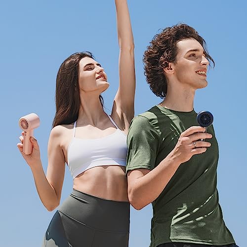 JISULIFE Handheld Fan Pro1S - Next-Gen Airflow: Up to 12H Runtime, alternate view 2