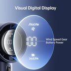 JISULIFE Handheld Fan Pro1S - Next-Gen Airflow: Up to 12H Runtime, alternate view 4