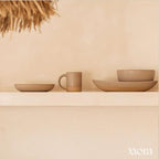 Jumbo and Large Serving Dishes Set of 2, 13 inch and 12 inch Ceramic Pottery Oval Platters - Microwave, Oven and, alternate