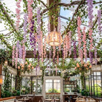 Jungle Theme Decoration Set, Purple and Pink, Wisteria, 45 Pcs, alternate view 5