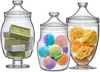 Keep - Acrylic Apothecary Jars (3-Piece Set, 52/50/46 oz) (NOT Glass), Plastic Jars with Lids, Bathroom, alternate view 5