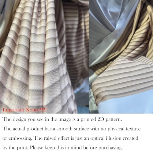 Khaki Ripples Pattern Arch Backdrop Cover for Birthday Party Wedding Baby Shower Decorations Light Tan Chiara, alternate view