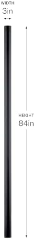 Kichler Outdoor Light Post, Black in Black, alternate view 3