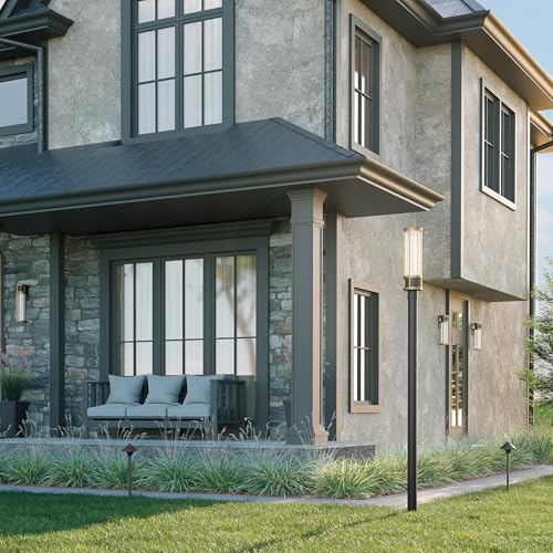 Kichler Outdoor Light Post, Black in Black, alternate view 4