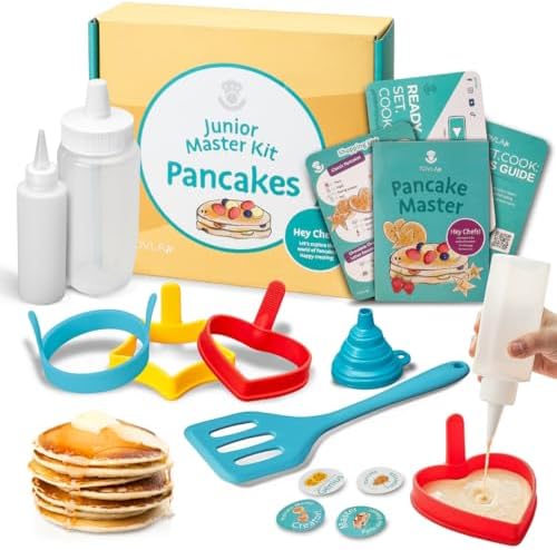 Kids Pancake Making Kit | Learn to Cook Breakfast | Ages 5-12 in YOUTH in Multi