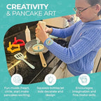 Kids Pancake Making Kit | Learn to Cook Breakfast | Ages 5-12 in YOUTH in Multi, alternate view 2