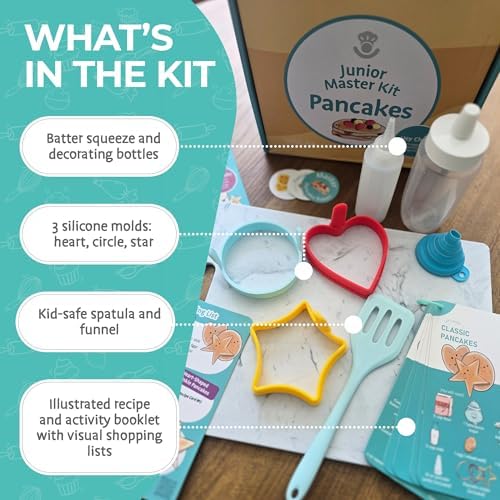 Kids Pancake Making Kit | Learn to Cook Breakfast | Ages 5-12 in YOUTH in Multi, alternate view 4