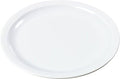 Kingline Reusable Plastic Plate Appetizer Plate for Home and Restaurant, Melamine, 5.5 Inches, White, (Pack of