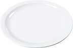 Kingline Reusable Plastic Plate Appetizer Plate for Home and Restaurant, Melamine, 5.5 Inches, White, (Pack of, alternate