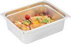 Kitchen Tek 1/2 Half Size Steam Table Pans, 6 Anti-Jam Steam Pans - Lids Sold Separately, 4” Deep, 24 Gauge, alternate view 4
