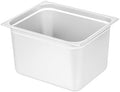 Kitchen Tek 1/2 Half Size Steam Table Pans, 6 Anti-Jam Steam Pans - Lids Sold Separately, 8” Deep, 24 Gauge