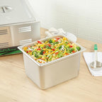 Kitchen Tek 1/2 Half Size Steam Table Pans, 6 Anti-Jam Steam Pans - Lids Sold Separately, 8” Deep, 24 Gauge, alternate view 5