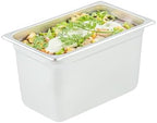 Kitchen Tek 1/4 Size Steam Table Pans, 12 Anti-Jam Steam Pans - Lids Sold Separately, 6” Deep, 24 Gauge, alternate view 3