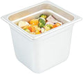 Kitchen Tek 1/6 Size Steam Table Pan, 1 Anti-Jam Steam Pan - Lid Sold Separately, 6” Deep, 24 Gauge Stainless