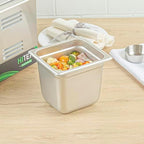 Kitchen Tek 1/6 Size Steam Table Pan, 1 Anti-Jam Steam Pan - Lid Sold Separately, 6” Deep, 24 Gauge Stainless, alternate view