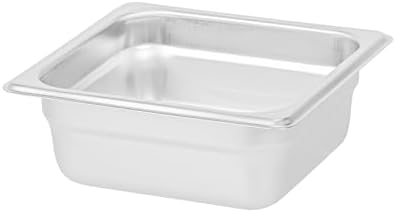 Kitchen Tek 1/6 Size Steam Table Pan, 1 Anti-Jam Steam Pan - Lid Sold Separately, 2.5” Deep, 24 Gauge Stainless, alternate
