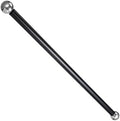 Lamp Post Cross Arm Outdoor Lamp Post Black Metal Silver