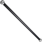 Lamp Post Cross Arm Outdoor Lamp Post Black Metal Silver