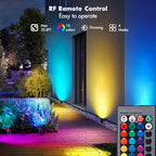 Landscape Lighting - 6W RGB Color Changing Halloween Landscape Lights 120V Christmas Outdoor LED Spotlight with, alternate