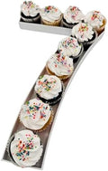Large 16 Inch Fillable Letter & Number Charcuterie Box, Reusable Plastic Serving Tray for Birthday, Anniversary