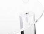 Large 3 Tier Acrylic Round Wedding Cake Stand, Food Display Stand in clear, alternate view 5