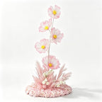 Large Artificial Flower Arrangement with Stand, Floor Floral Decor