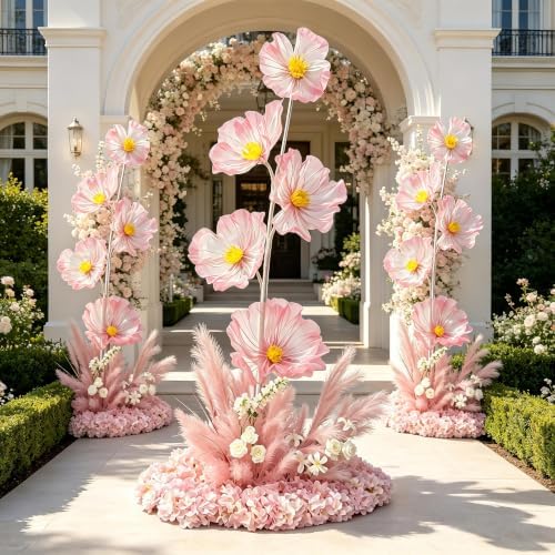 Large Artificial Flower Arrangement with Stand, Floor Floral Decor, alternate view 5