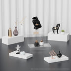 Large Buffet Risers & Display Stands, Clear, 16" 16" 16", 3 Sets in Large Clear 16" 16" 16", alternate view 5