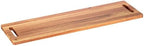 Large Charcuterie Board - Featuring Built-In Side Handles, 32" Acacia Wood Serving Board for Cheese, Meat &