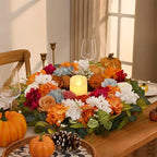 Large Fall Wreath with Hydrangea, 26 Inches Fall Wreaths for Front Door, alternate view 6