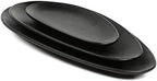 Large Oval Serving Platters, 16"/14"/10" Porcelain Serving Platters for Party, BBQ, Stackable Serving Trays