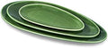 Large Oval Serving Platters, 16"/14"/10" Porcelain Serving Platters for Party, BBQ, Stackable Serving Trays
