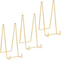 Large Plate Holder Display Stand - 10 inch Extra Tall Stands - Twisted Metal Wire Easel - Big Tabletop Easels
