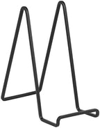 Large Plate Holder Display Stand - 10 inch Tall Plate Stands for Display - Metal Picture Frame Stand - Big