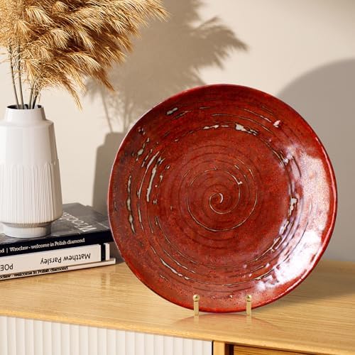 Large Plate Holder Display Stand - 10 inch Tall Plate Stands for Display - Metal Picture Frame Stand - Big, alternate view 2
