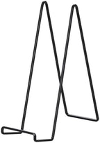 Large Plate Holder Display Stand - 12 inch Super Tall Big Plate Stands for Heavy Duty Display - Metal Picture