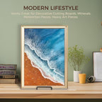 Large Plate Holder Display Stand - 12 inch Super Tall Big Plate Stands for Heavy Duty Display - Metal Picture, alternate view