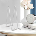 Large Plate Holder Display Stand - 12 inch Super Tall Big Plate Stands for Heavy Duty Display - Metal Picture, alternate view