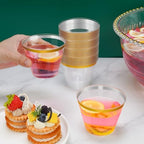 Large Punch Bowl Set, 1.7 Gal Plastic Party Bowls with Ladle 25 Cups, alternate view 6