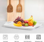 Large Serving Trays with Handles, 19" x 12" Melamine Serving Platters for Food, Turkey, Set of 2 Rectangular, alternate view