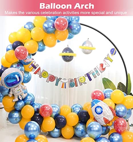 Large Wedding Arch for Ceremony 7Ft, Circle Arch for Party, Black in Black, alternate view 5
